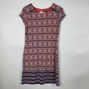 Market and Spruce Stitch Fix‎ Womens Dress Size S Petite Sleeveless Coral Navy